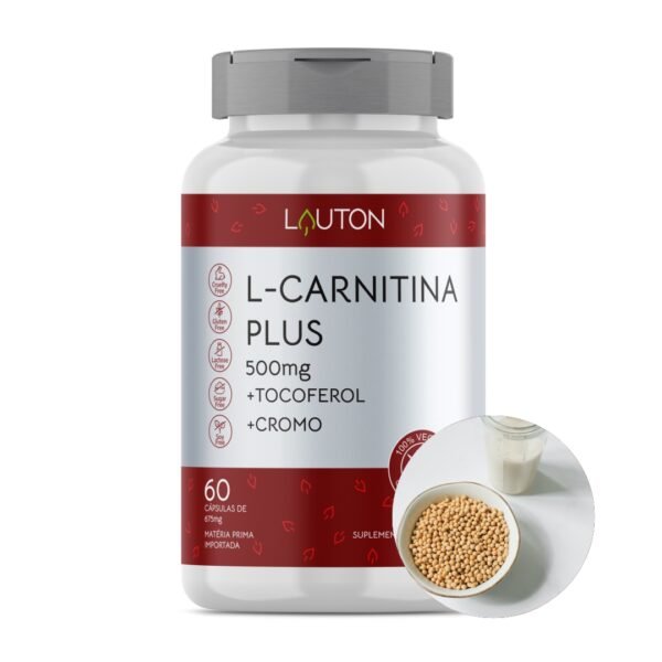 L-Carnitina Plus 500mg - 60 Cápsulas