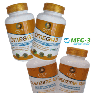 KIT 2 Ômega 3 + 2 Coenzima Q10